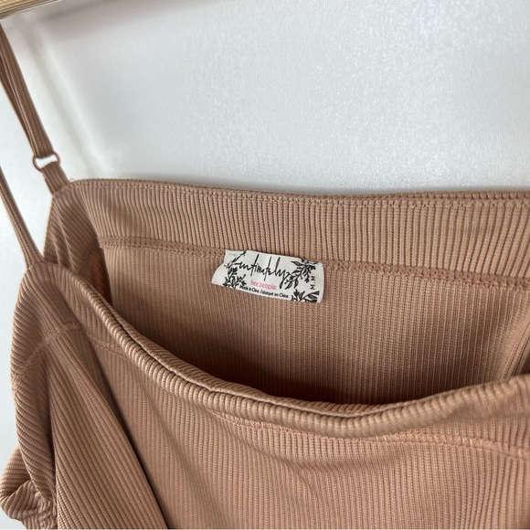 FREE PEOPLE On Your Side Ribbed Ruched Body Suit - Picture 3 of 6